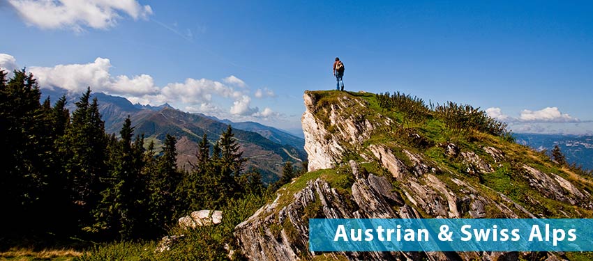 Walking In The Austrian Swiss Alps